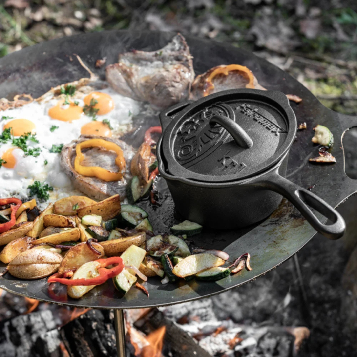 Petromax 1 Litre Cast Iron Saucepan with Lid