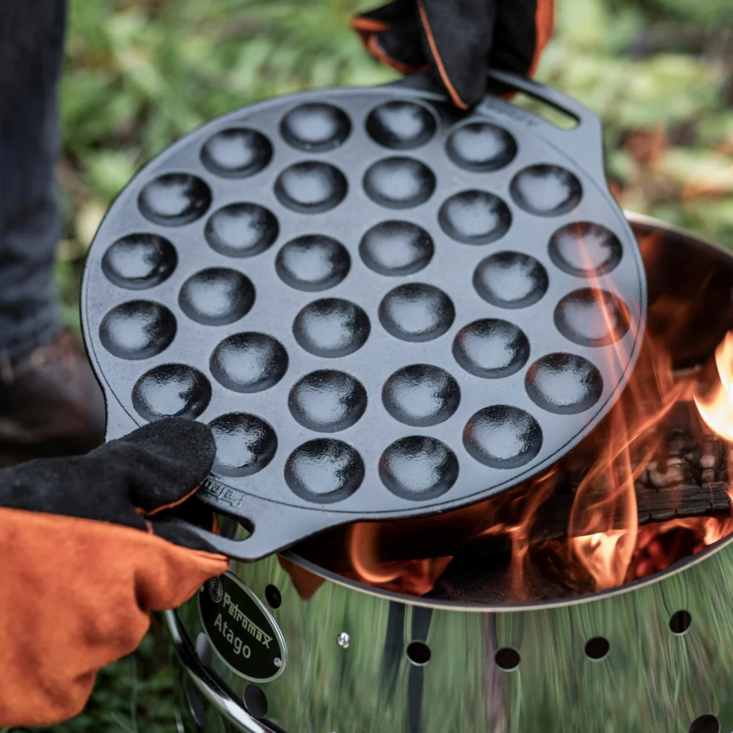 Petromax Cast Iron Poffertjes Mini Pancake Pan