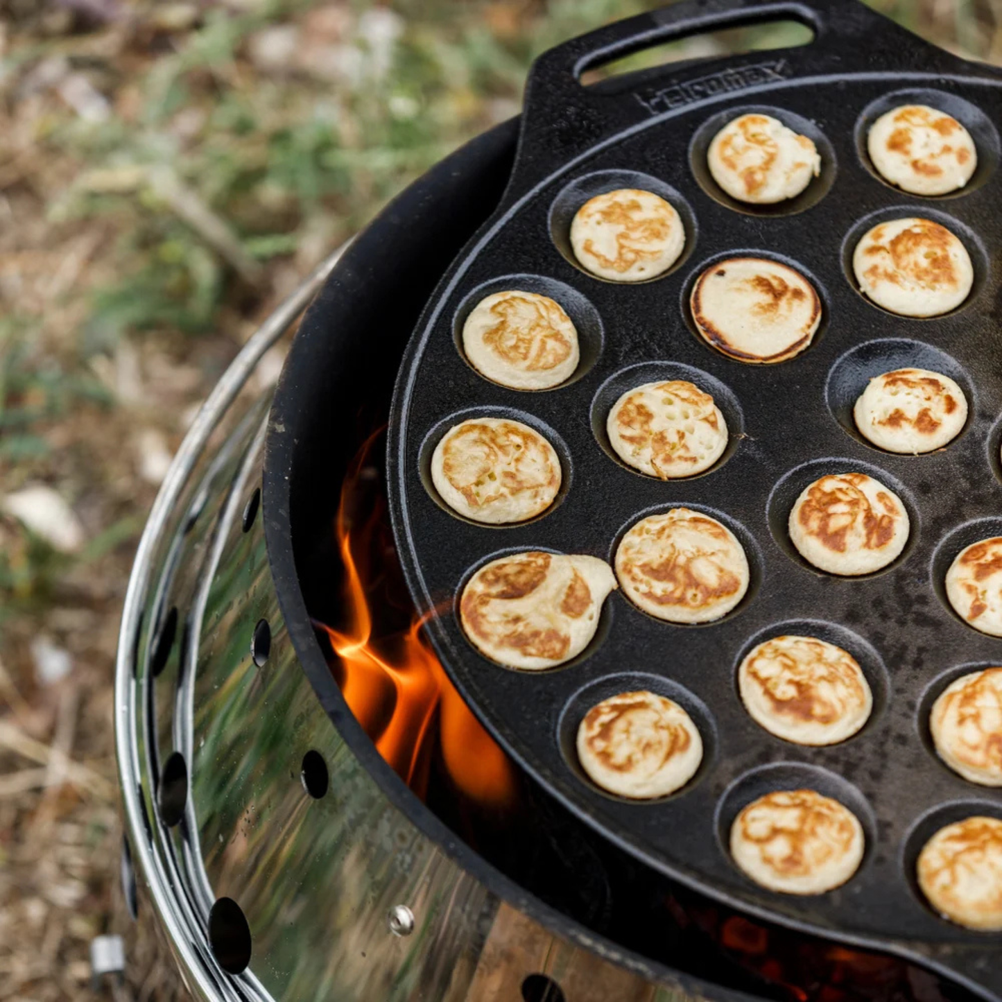 Petromax Cast Iron Poffertjes Mini Pancake Pan
