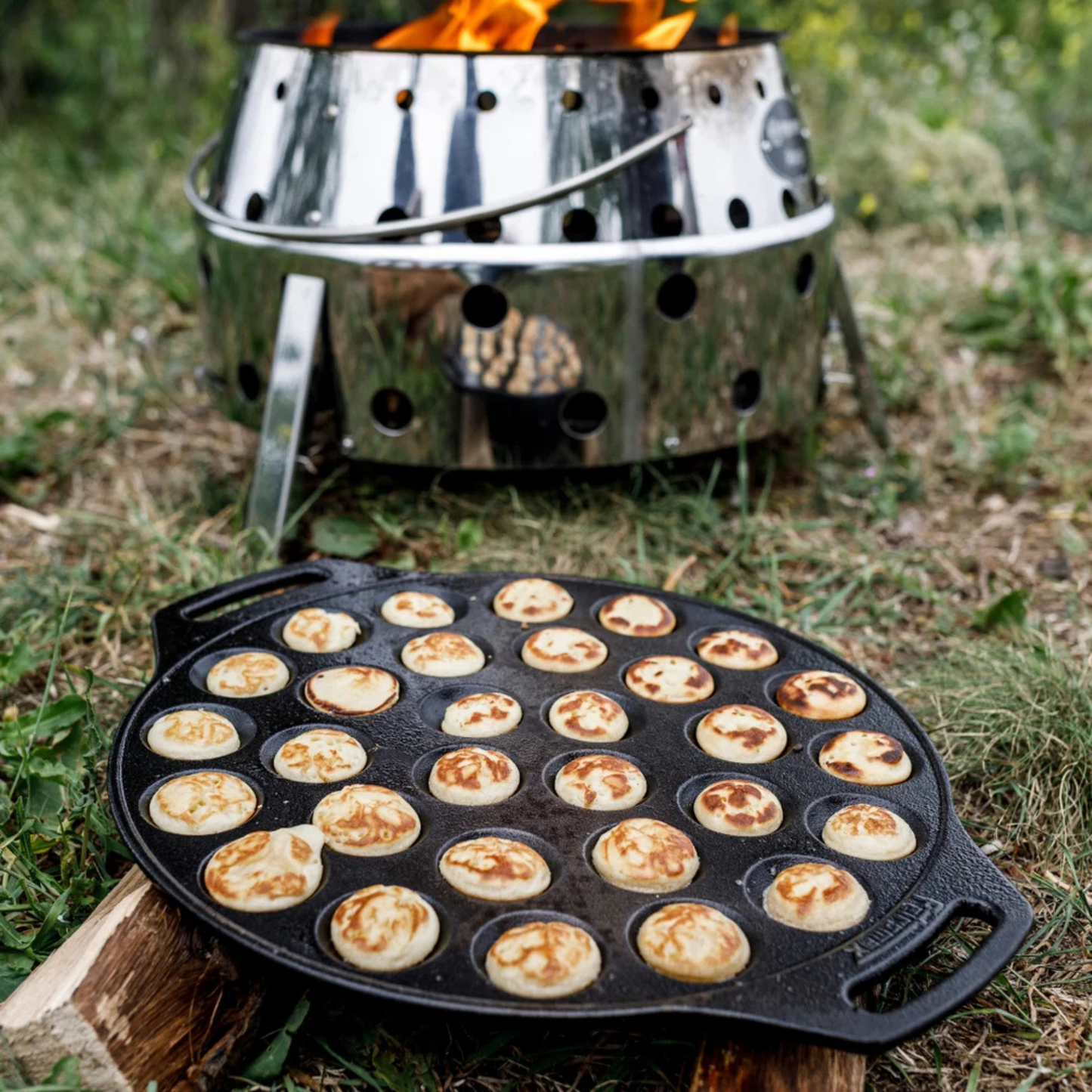 Petromax Cast Iron Poffertjes Mini Pancake Pan