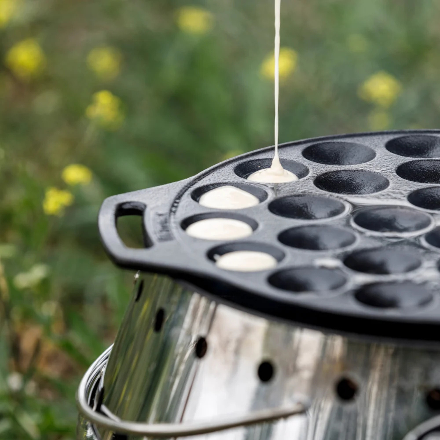 Petromax Cast Iron Poffertjes Mini Pancake Pan