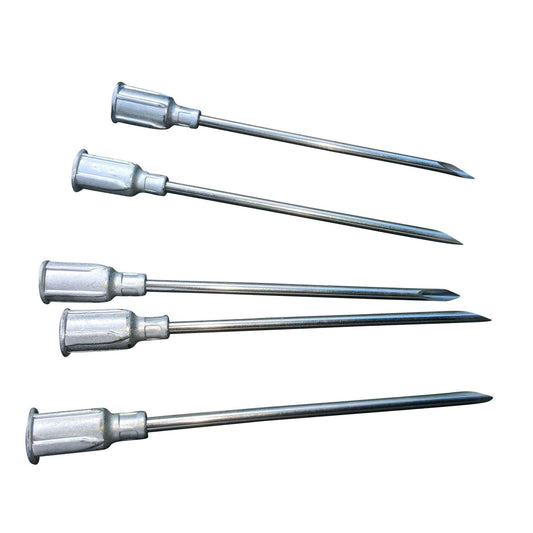 5 x 2-inch 14G Tip-Outlet Meat Injection Needles - BBQ Land