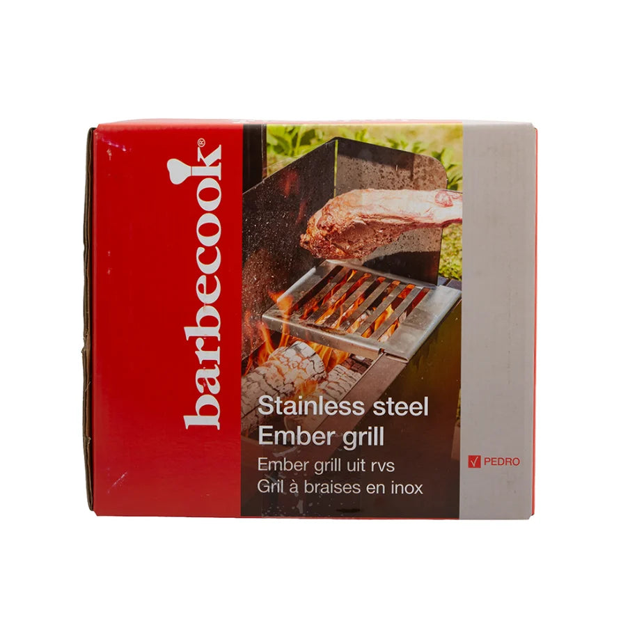 Barbecook Pedro ember grill in stainless steel