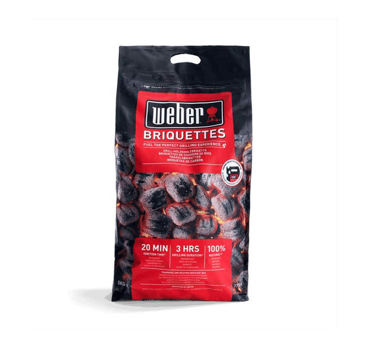 8kg Weber Charcoal Briquettes 100% Natural