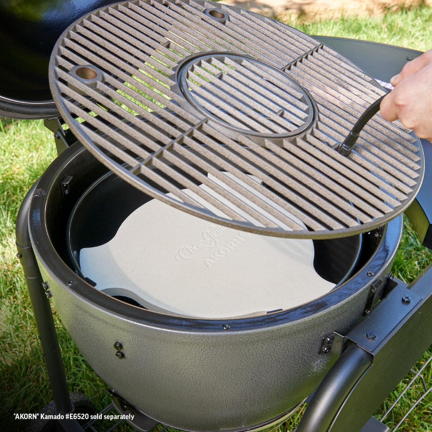 Heat Deflector Smokin' Stone for Char-Griller Akorn Kamado