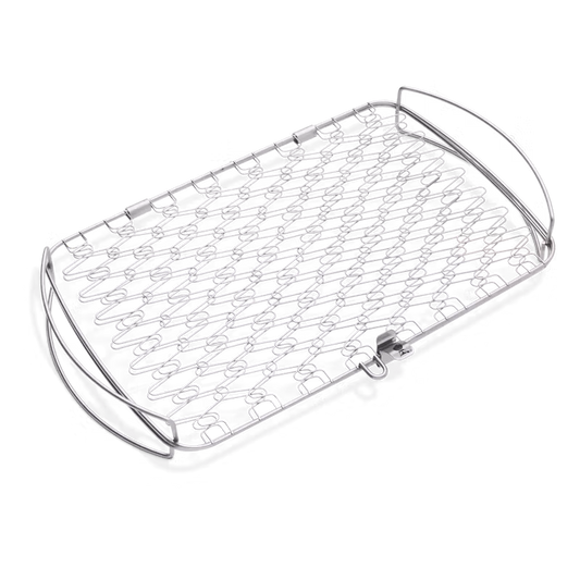 Large Flexible Grilling Basket,Stainless Steel, Weber 6471