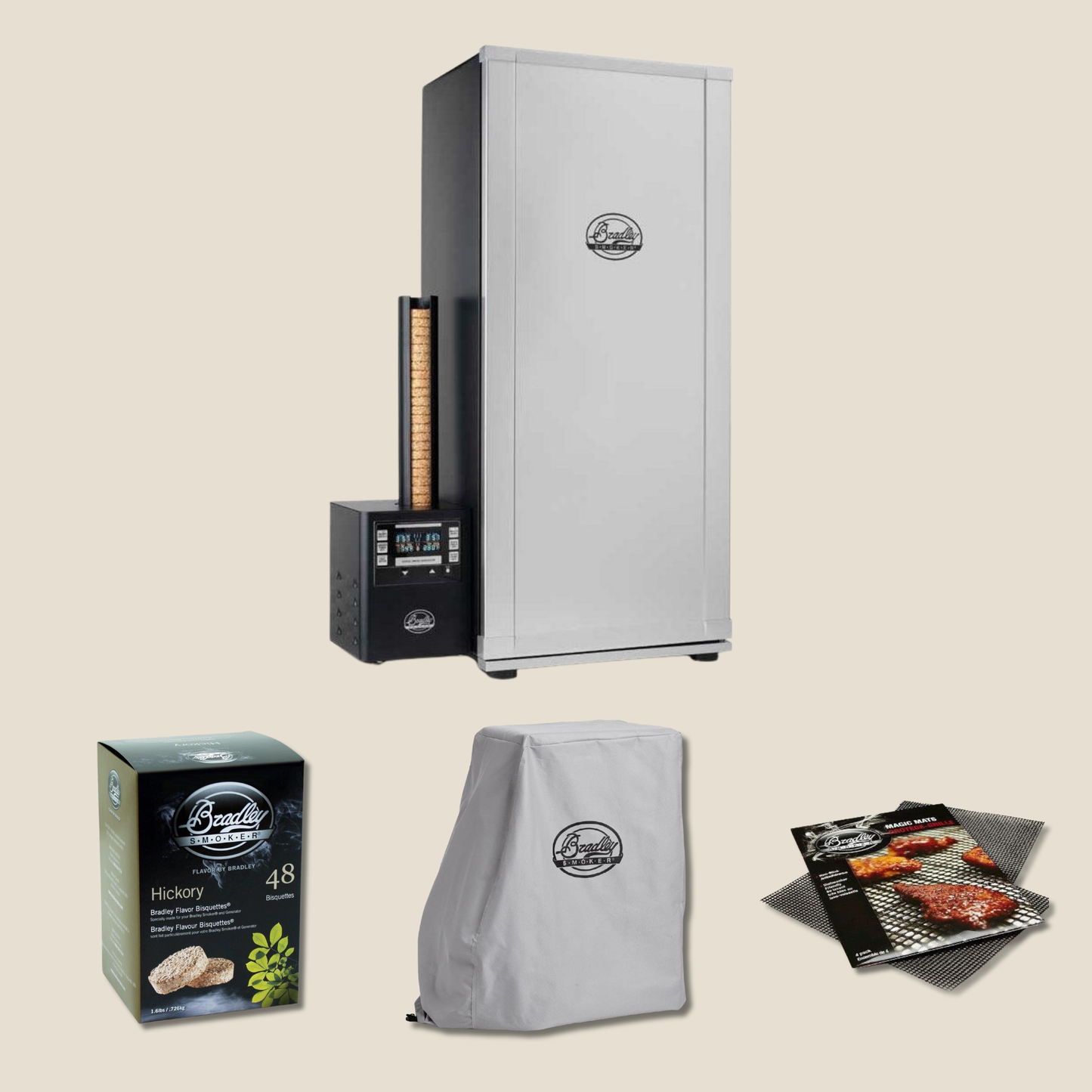 Bradley 6 Rack Digital Smoker Bundle