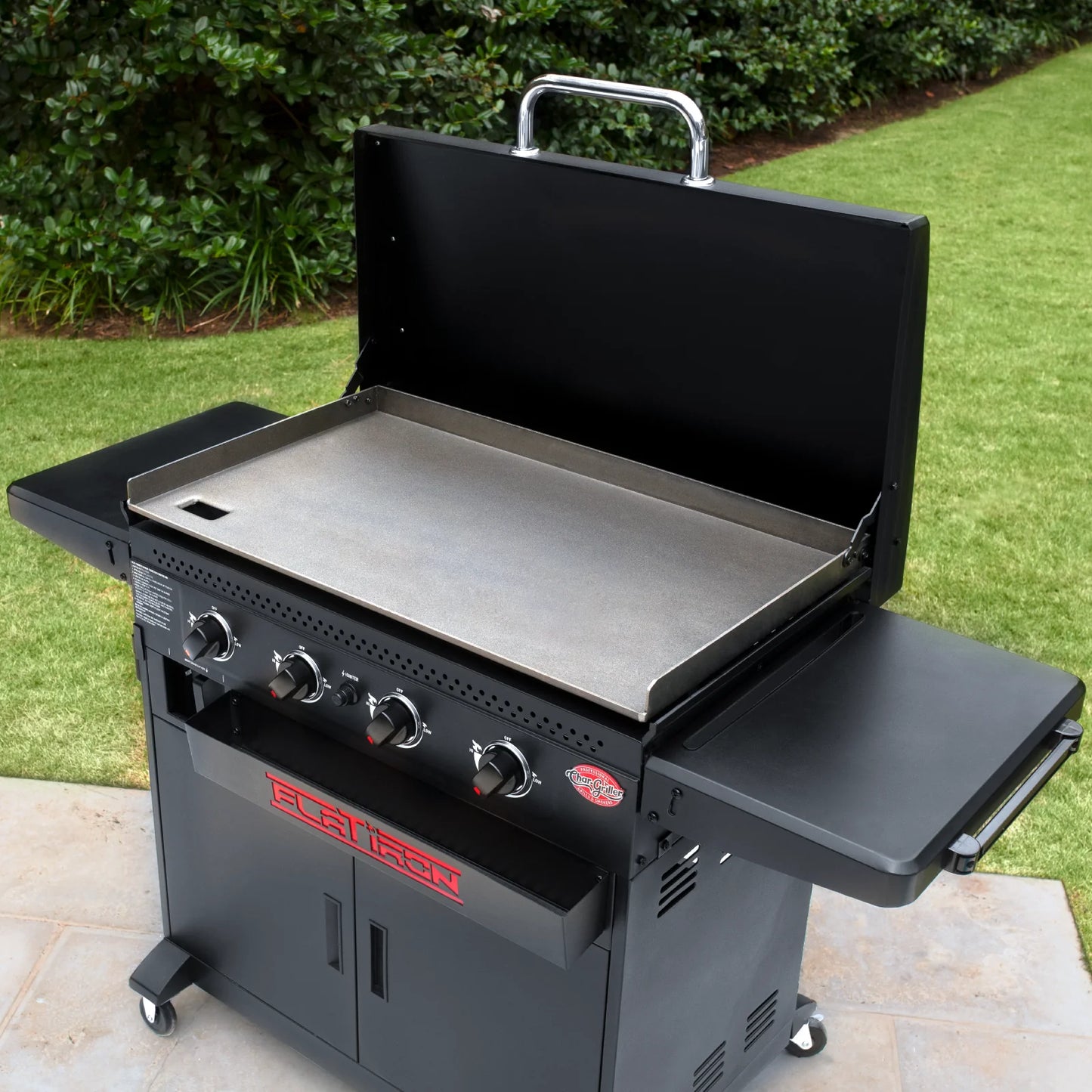 Char-Griller 4 Burner Flat Iron Premium Gas Griddle
