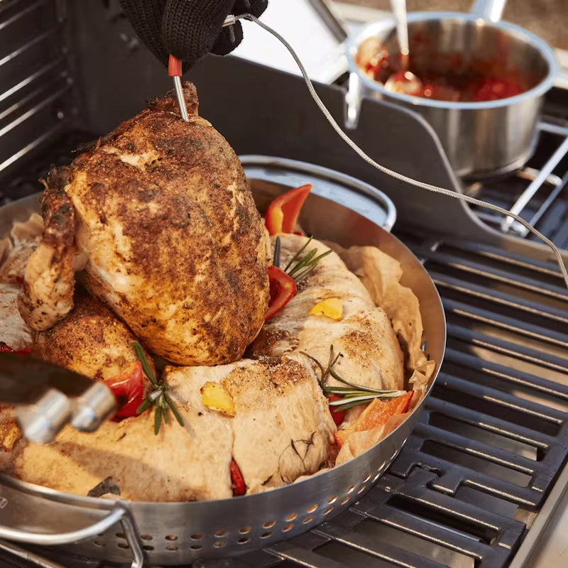 Weber Crafted GBS Poultry Roaster in Stainless Steel