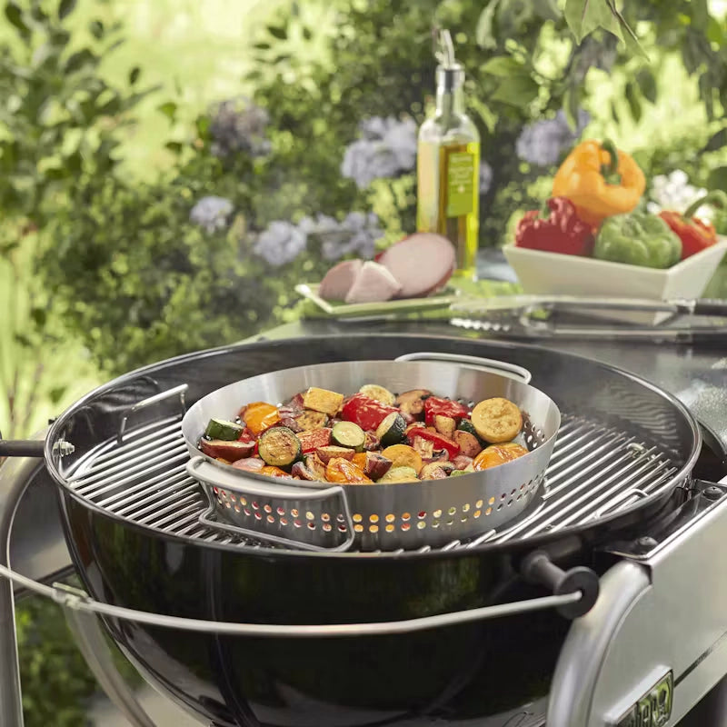 Weber Crafted GBS Poultry Roaster in Stainless Steel