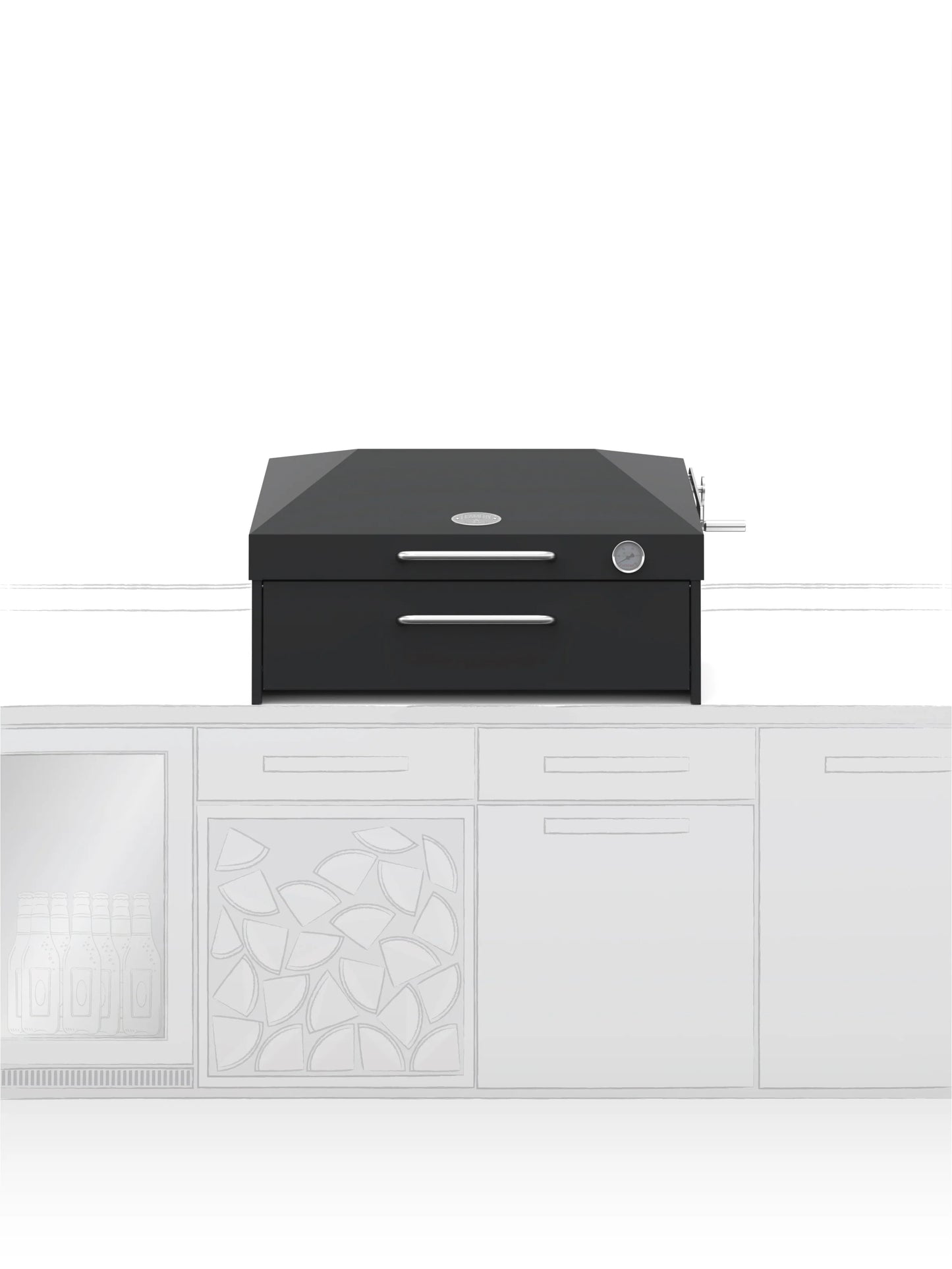 Flamery Small Asado BBQ with 50/50 Split Grill