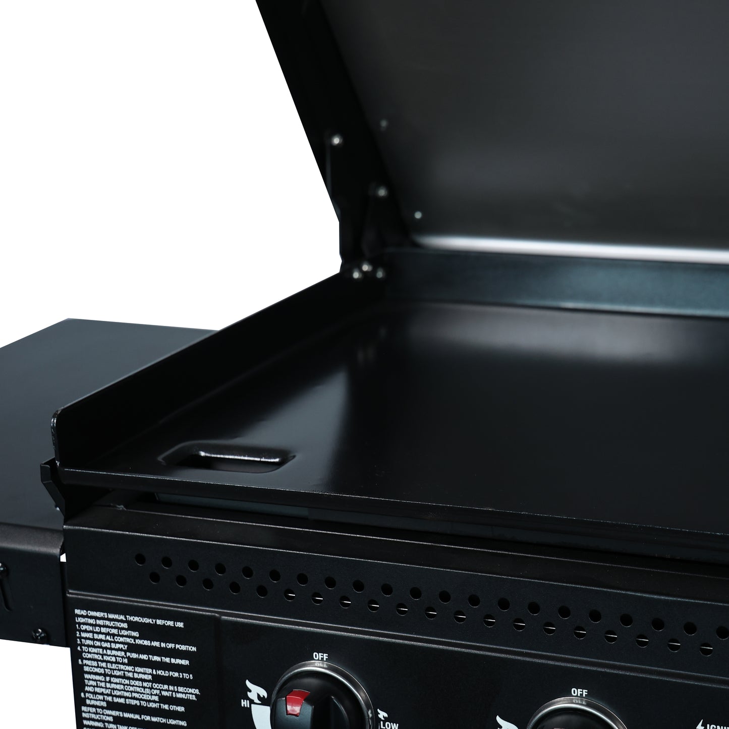 Char-Griller 3 Burner Flat Iron Gas Griddle Plancha BBQ