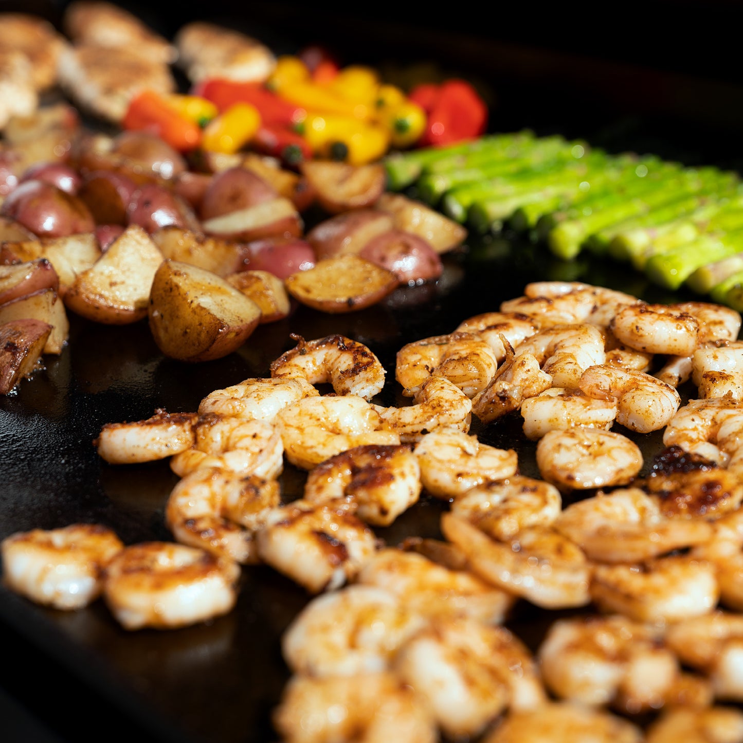 Char-Griller 4 Burner Flat Iron Premium Gas Griddle