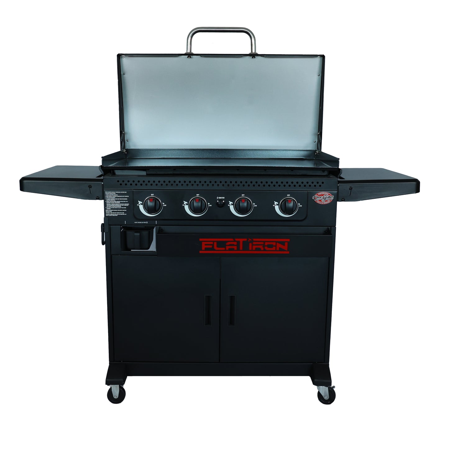 Char-Griller 4 Burner Flat Iron Premium Gas Griddle