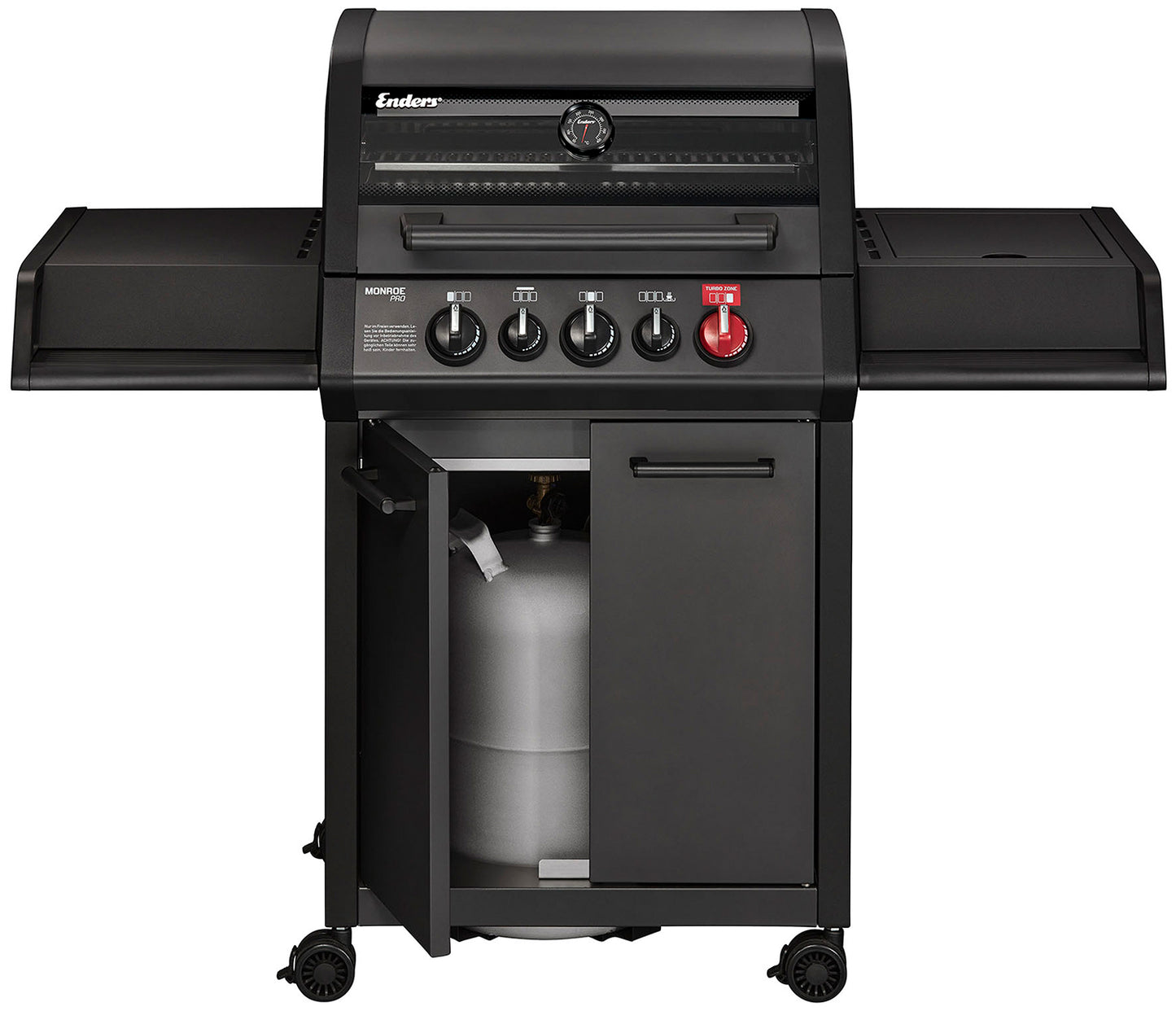 Enders Monroe Pro 3 SIK Turbo Shadow 3 Burner Gas BBQ
