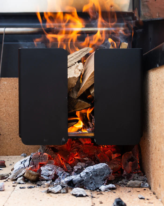 Flamery Large Asado BBQ with 50/50 Split Grill | BBQ Land