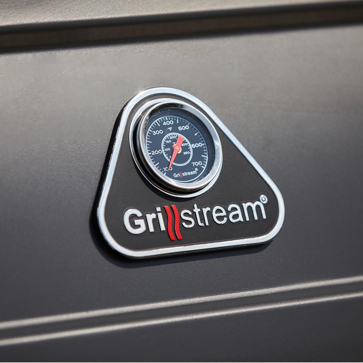 Grillstream Classic 4 Burner Hybrid BBQ with Side Burner - Matt Grey - BBQ Land