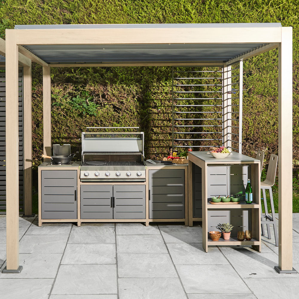 Grillstream Sanctuary Birch 6 Burner Deluxe Outdoor Kitchen