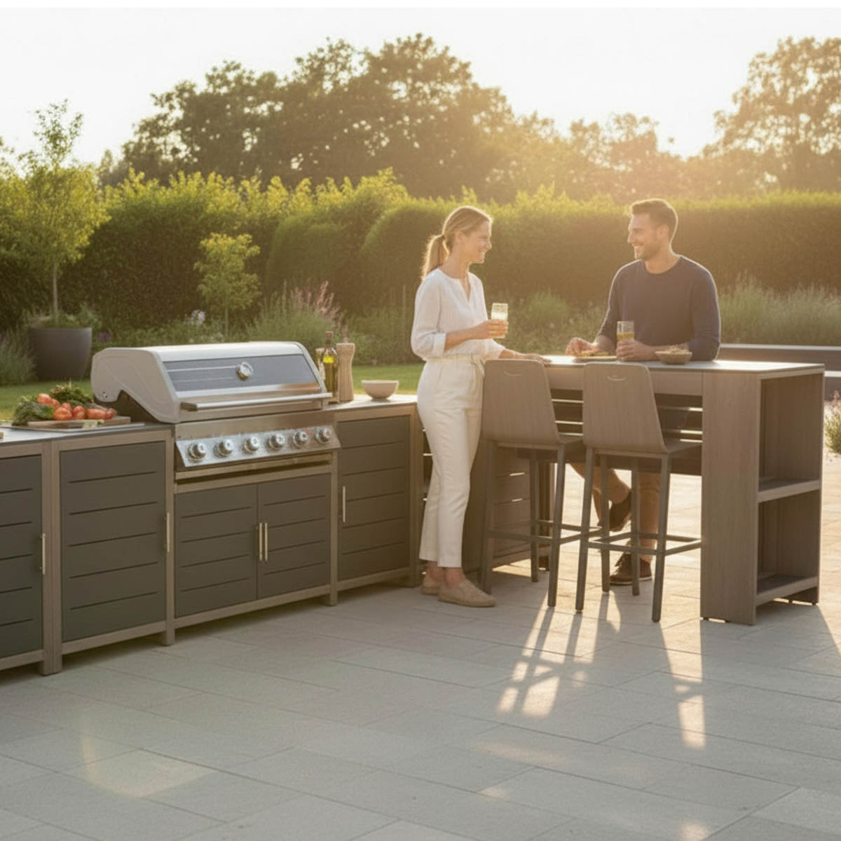 Grillstream Sanctuary Birch 6 Burner Deluxe Outdoor Kitchen
