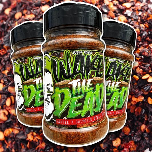 Wake the Dead - Smoked Chipotle & Espresso Rub (210ml Shaker) by Tubby Toms
