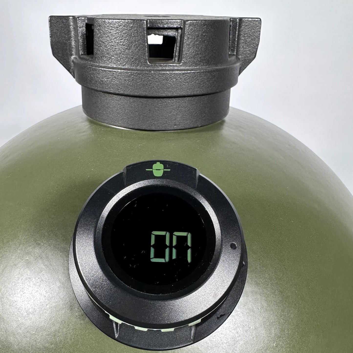 Grden Olive Green V2 Standalone Kamado BBQ with Green Feet