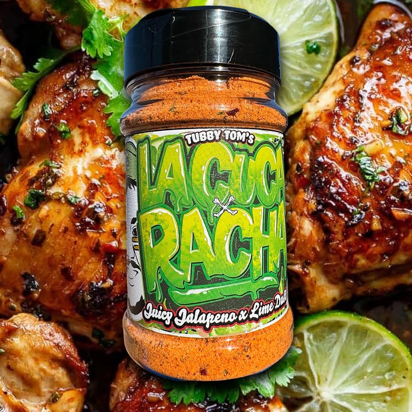 La Cucaracha - Juicy Jalapeno & Lime Fajita Seasoning (200g Shaker) by Tubby Toms