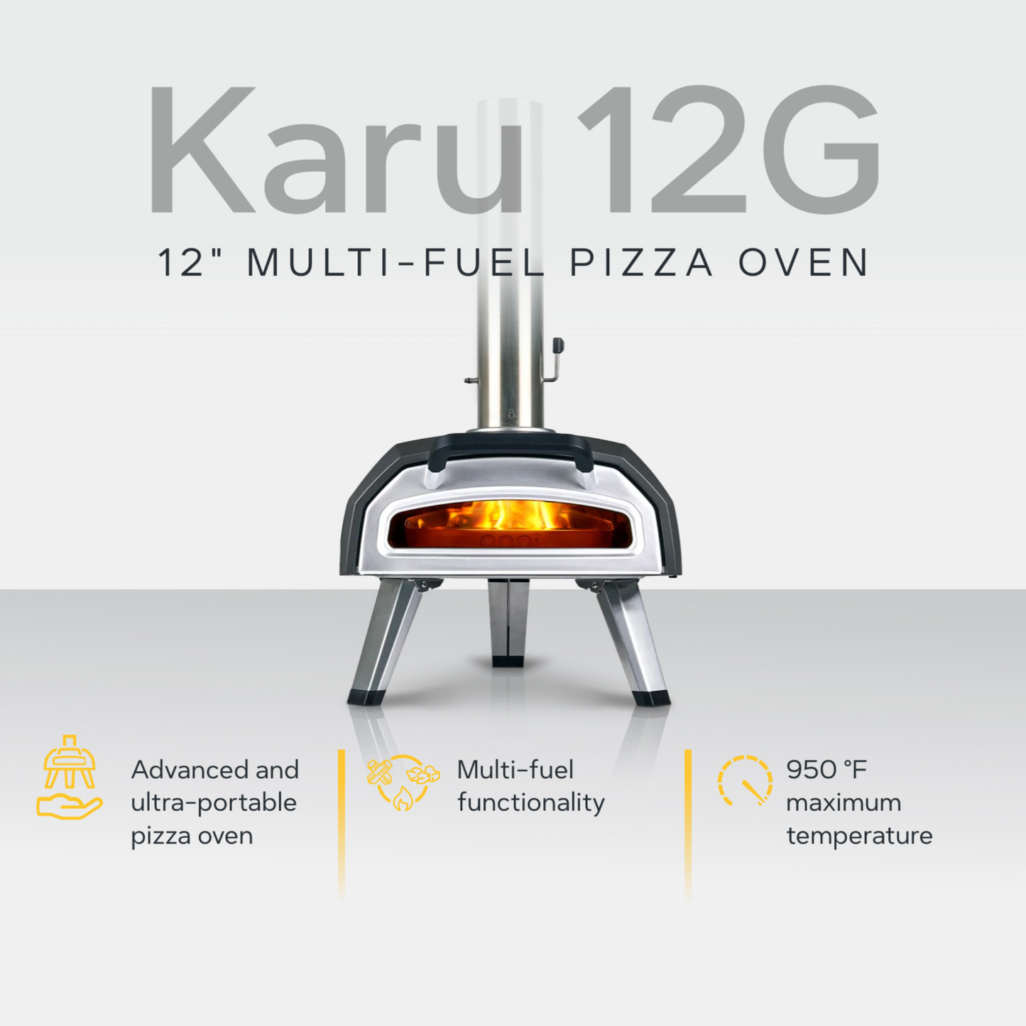 Ooni Karu 2 (12G) Multi-Fuel Pizza Oven - 2nd Generation