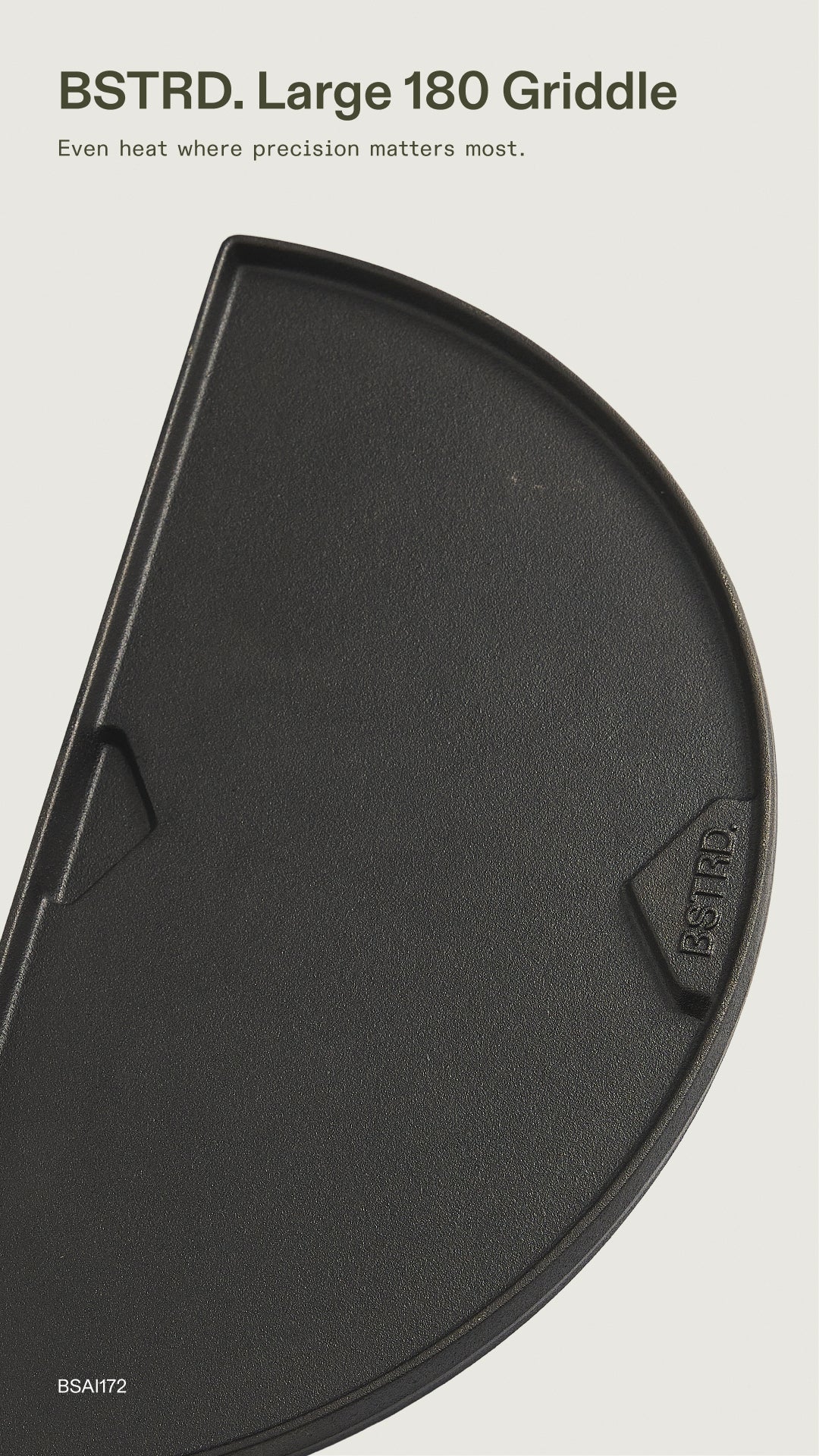 BSTRD. Large 180 Griddle