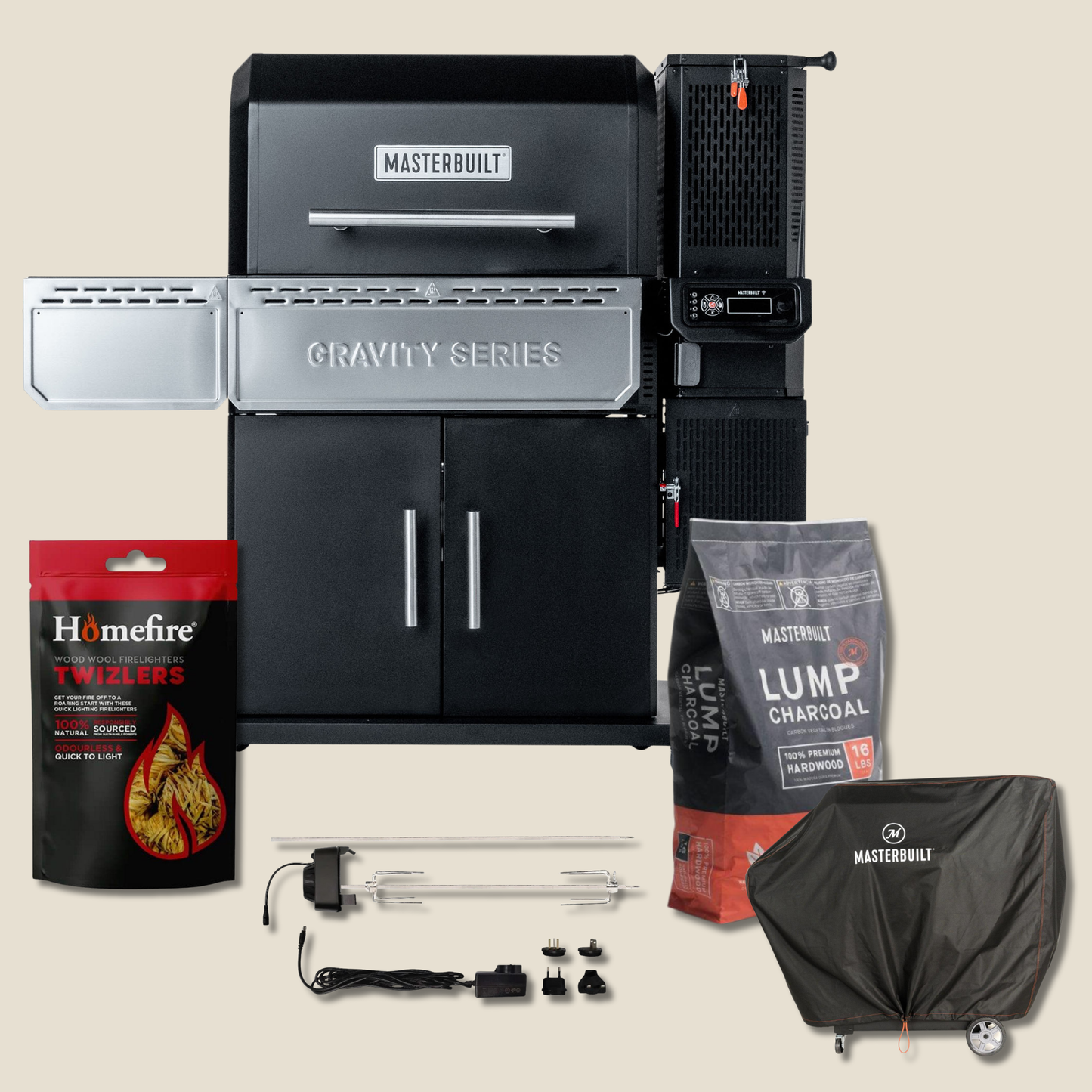 Masterbuilt Gravity 1150 BBQ with Rotisserie Pack