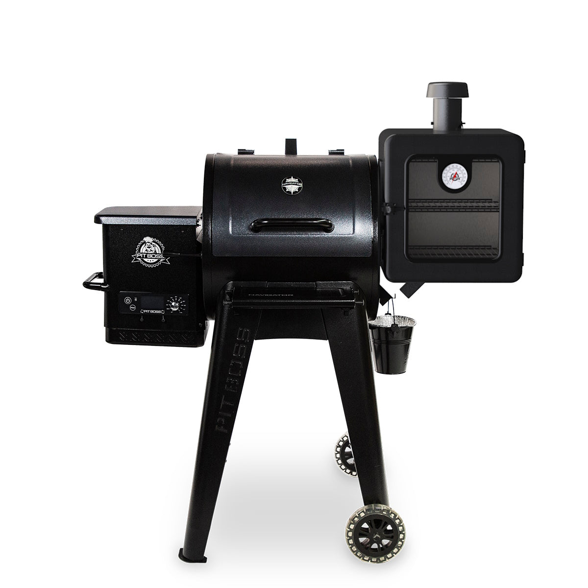 Pit Boss Navigator 550 Pellet BBQ Smoker with Side Smoker