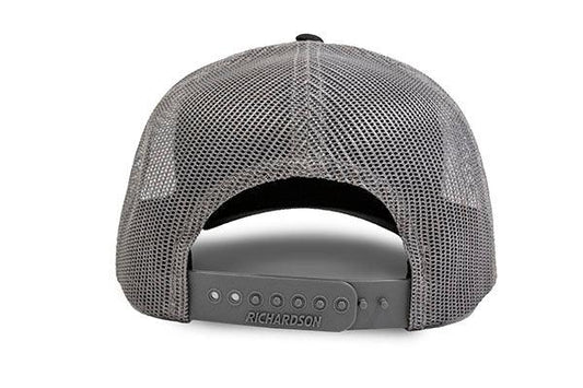 Pit Boss Snapback Black and Grey Truckers Cap