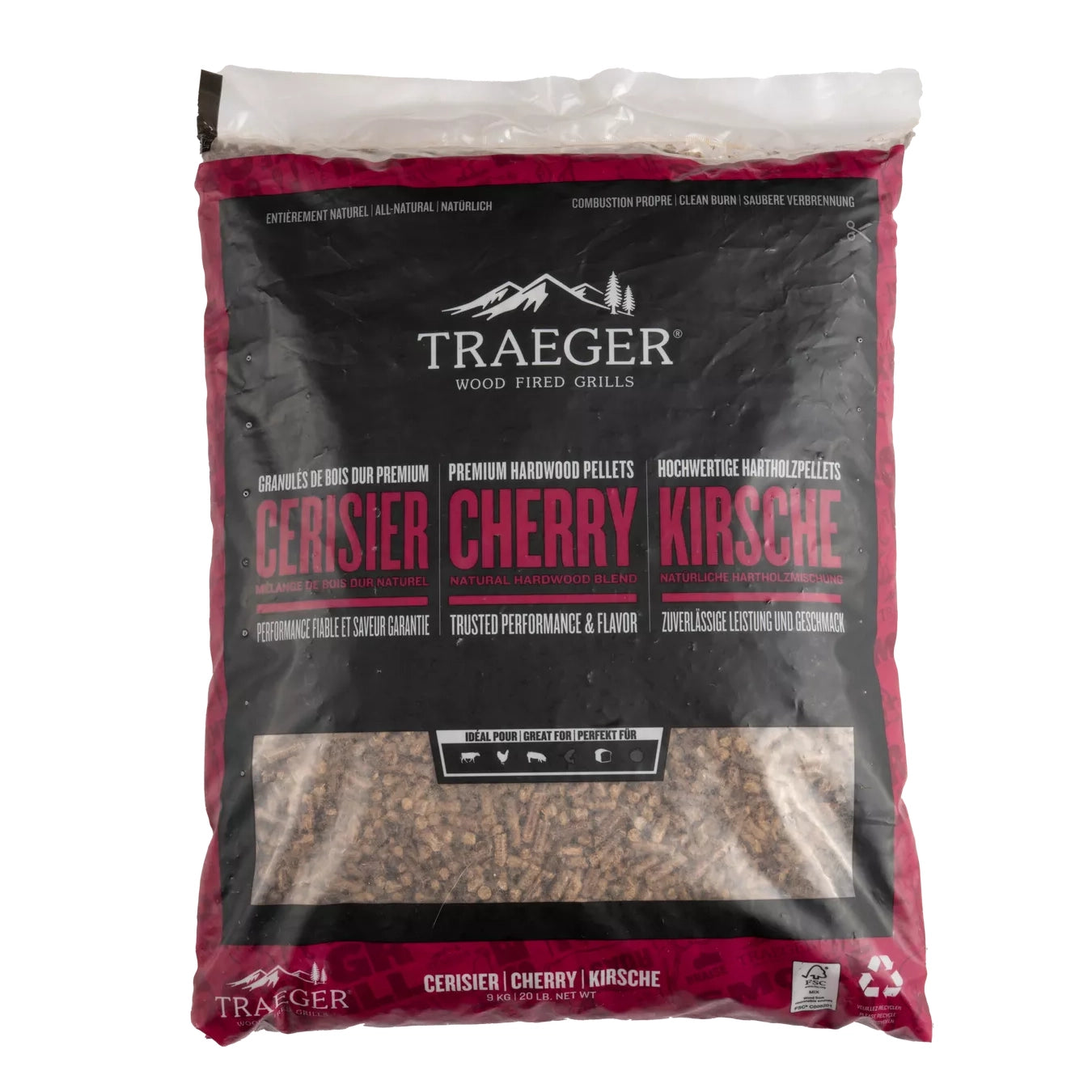 Traeger FSC Cherry Wood Pellets 9kg