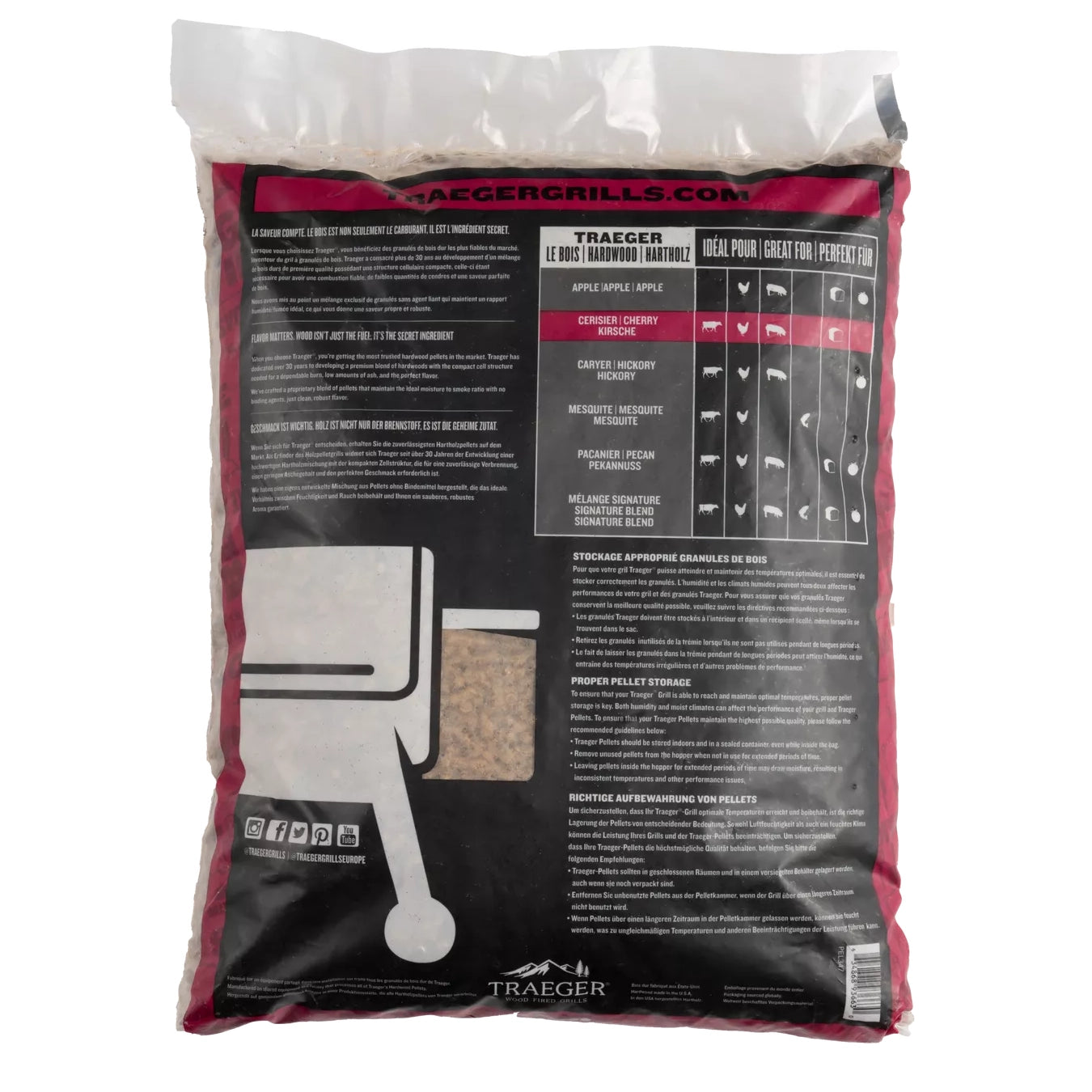 Traeger FSC Cherry Wood Pellets 9kg