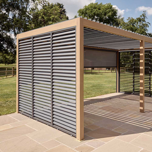 Sanctuary 3m Slatted Side Wall