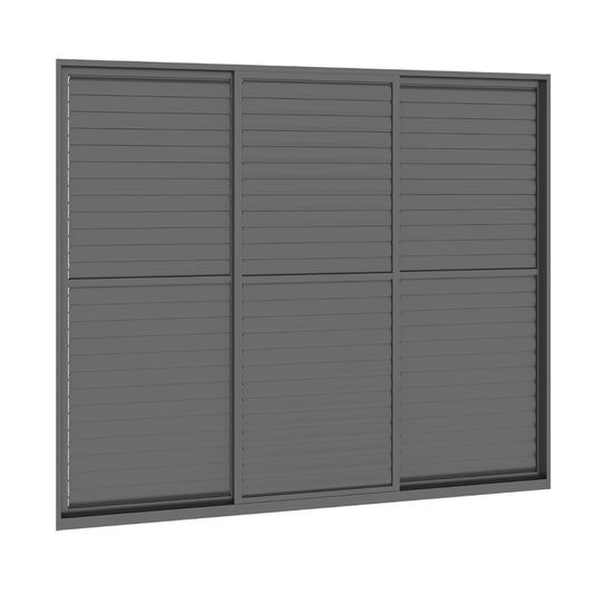 Sanctuary 3m Sliding Walls with Movable Louvres