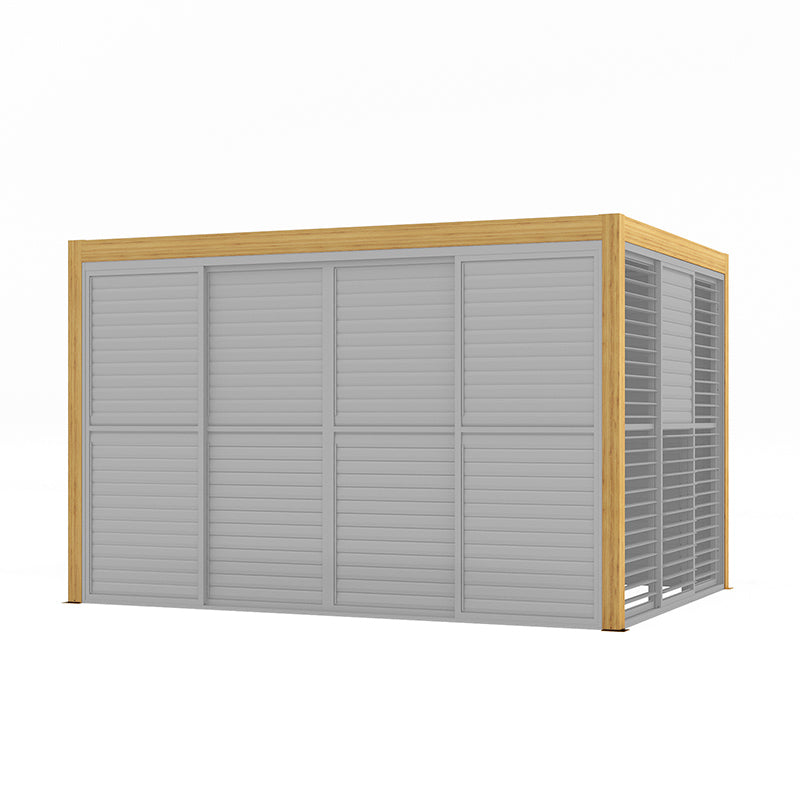 Sanctuary 4m Sliding Walls with Movable Louvres