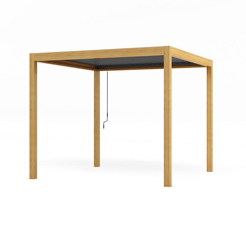 Sanctuary Oak 3 x 3m Pergola with Lights