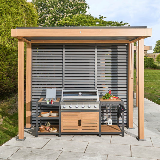 Sanctuary Oak 3 x 1.5m Pergola Extension