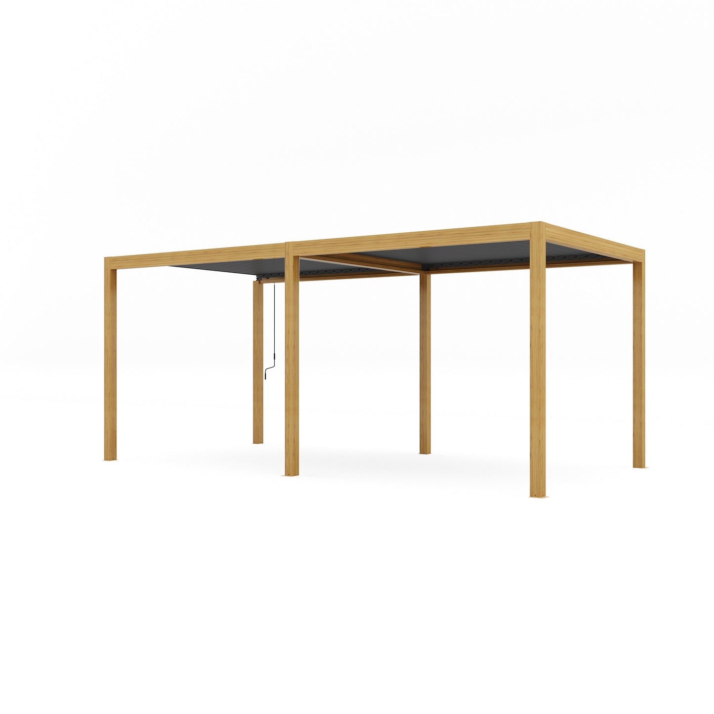 Sanctuary Oak 6 x 3m Pergola with Lights