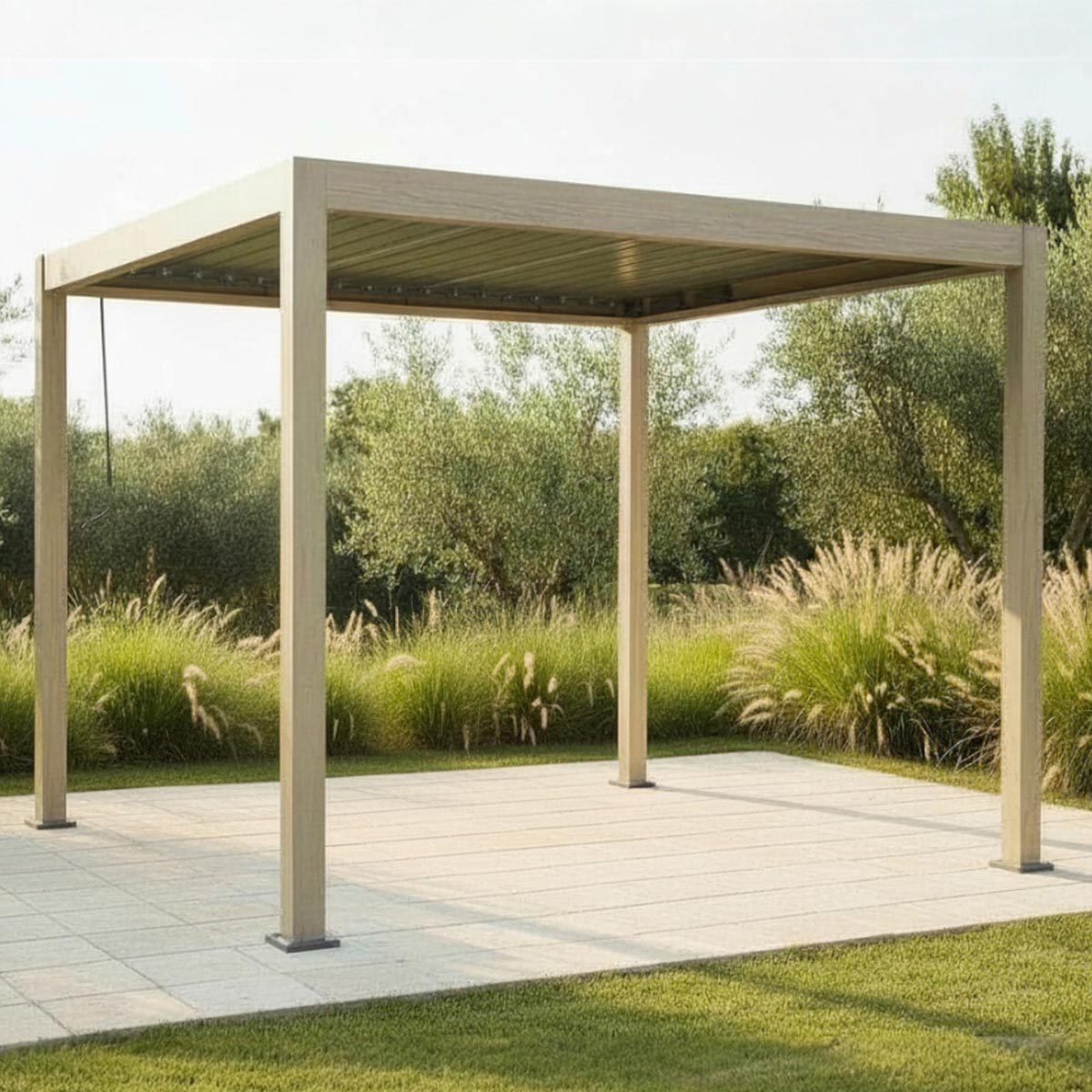 Sanctuary Birch 3 x 3m Pergola with Lights