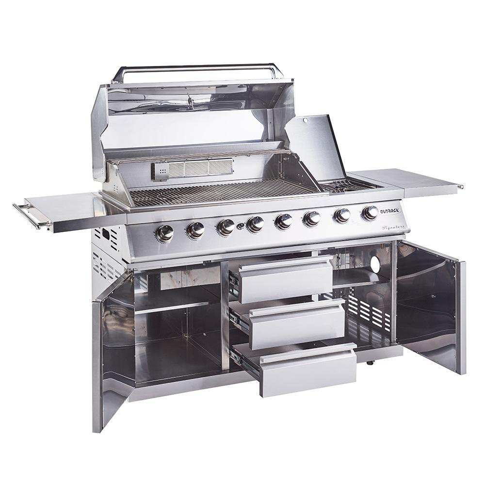 Signature Pro 6 Burner Hybrid Gas BBQ Outback