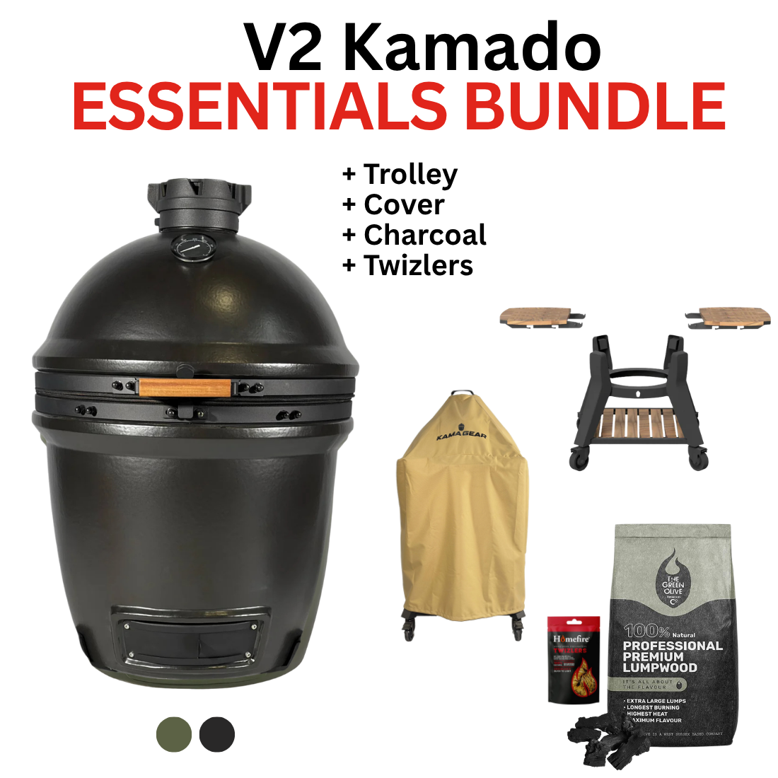 Kama Gear V2 Black - Essentials Bundle