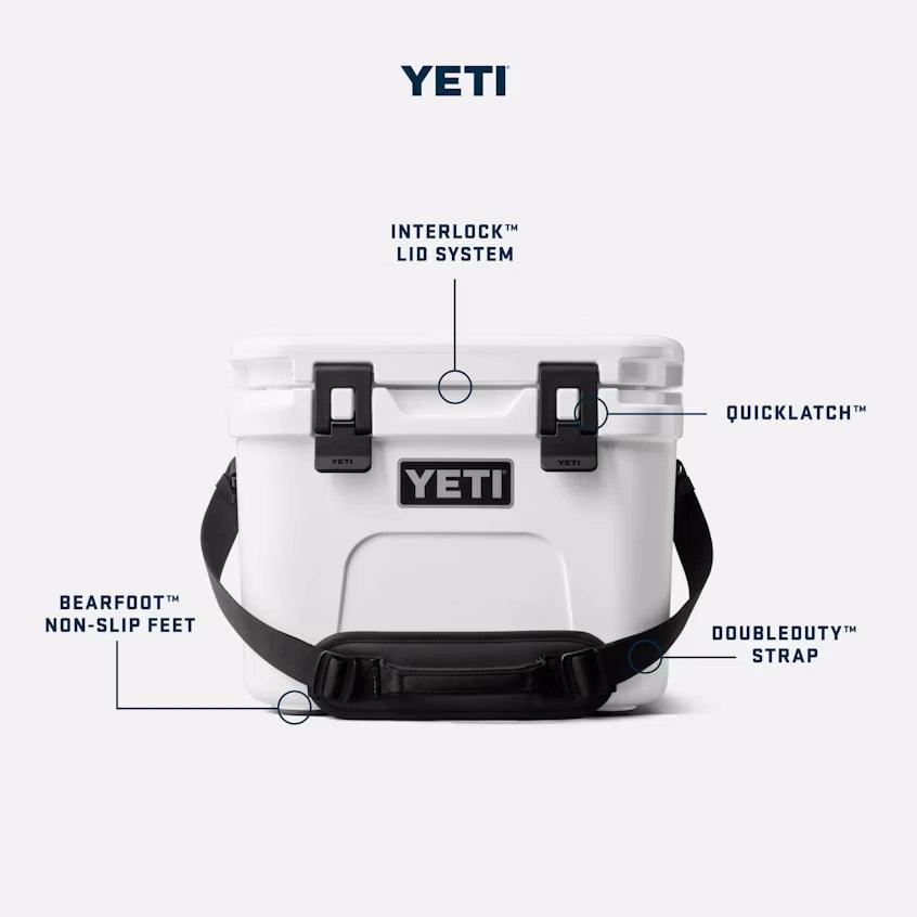 YETI Roadie 15 Hard Cooler with DoubleDuty Shoulder Strap