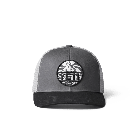 Yeti Mountain Badge Hat - Black - BBQ Land