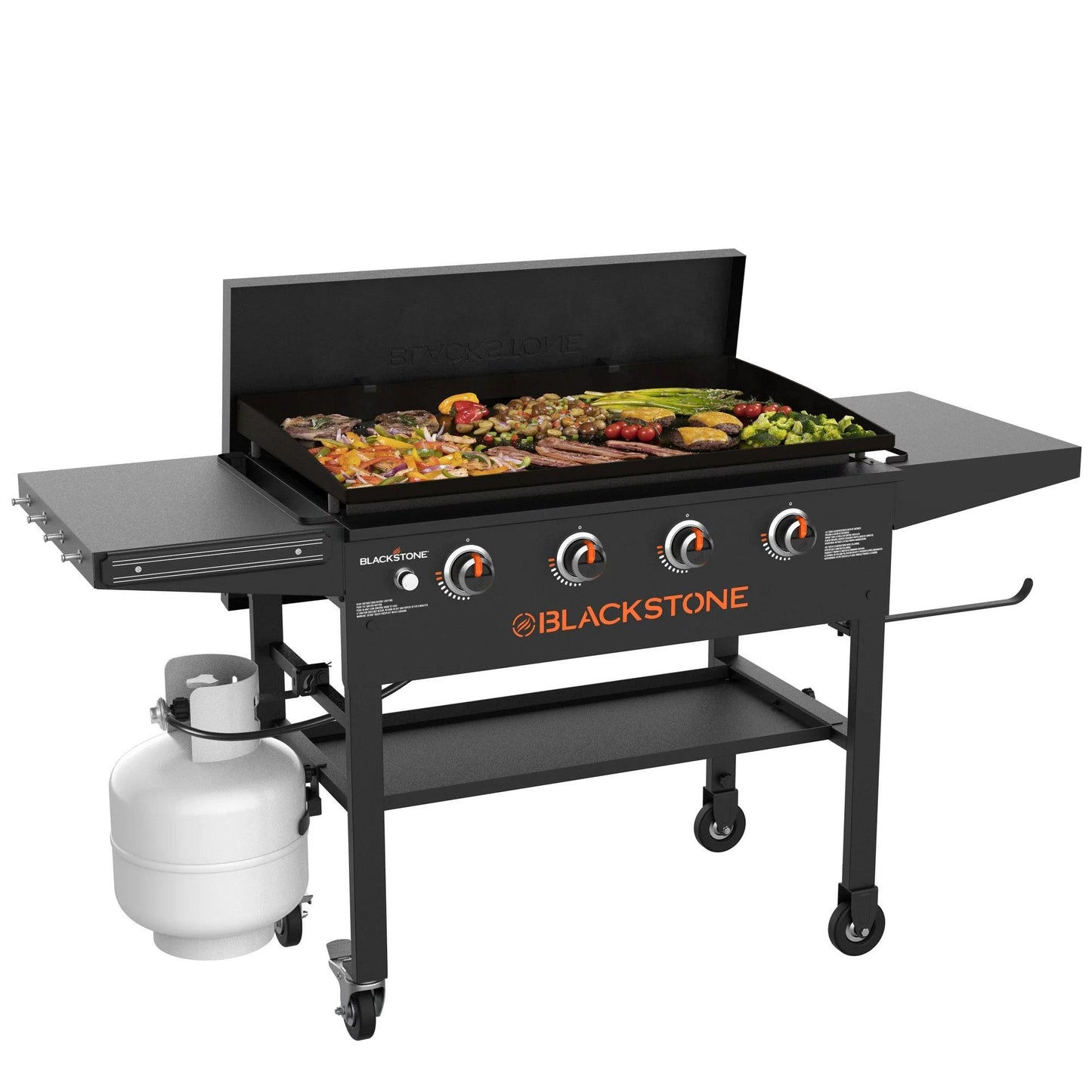 Blackstone 4 Burner 36" Griddle Cooking Station with Hard Cover - BBQ Land