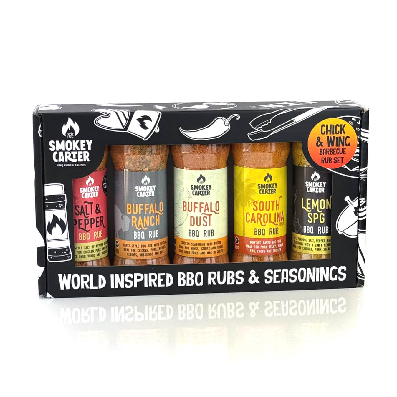 Chicken & Wing Barbecue Set by The Smokey Carter 