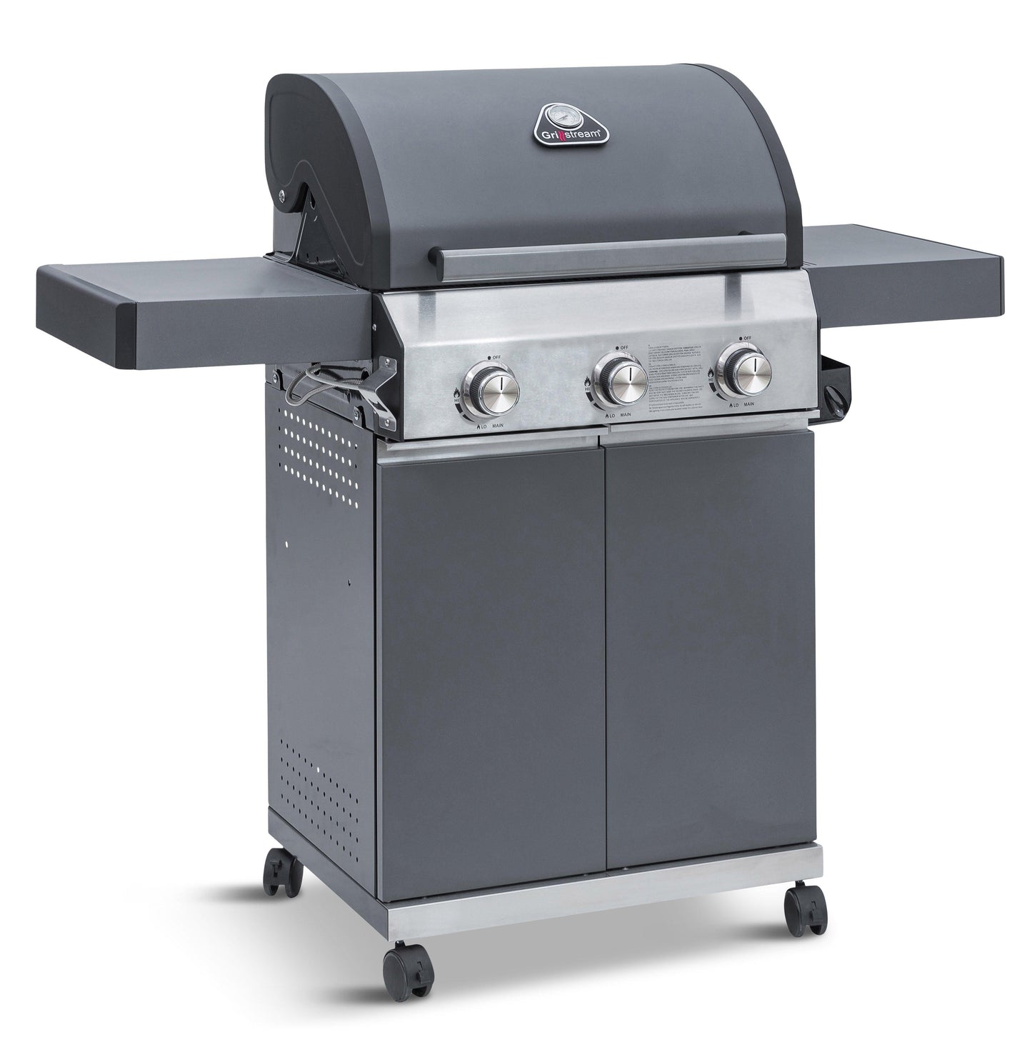 Grillstream Classic 3 Burner Hybrid Gas / Charcoal Barbecue - BBQ Land