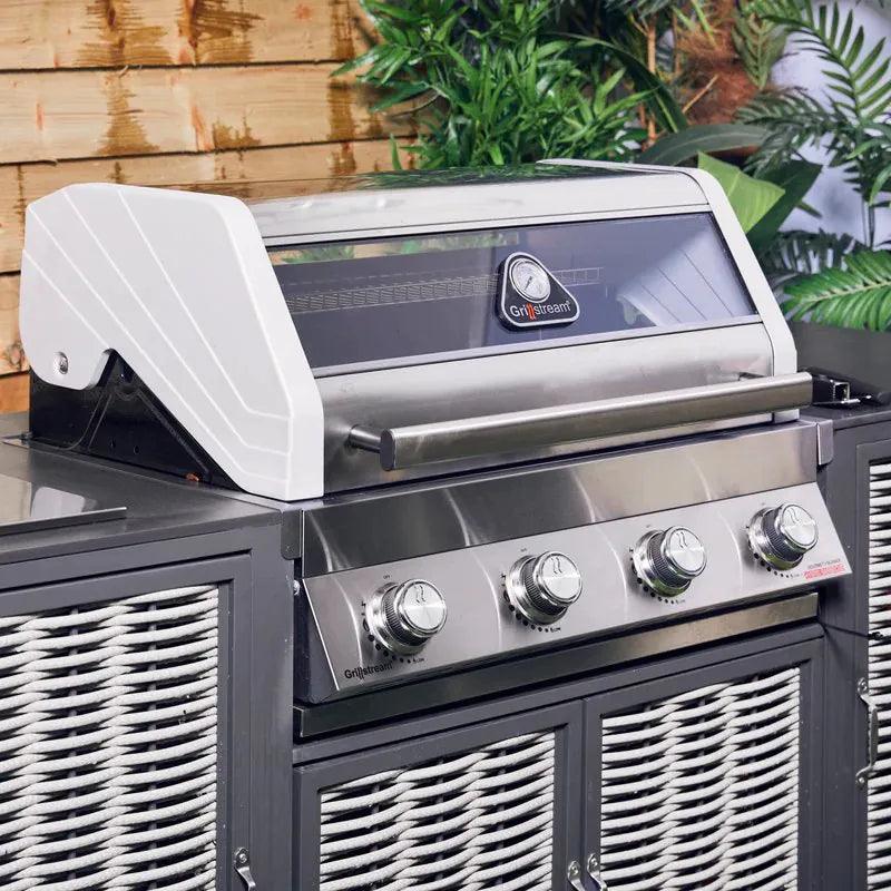 Grillstream Gourmet 4 Burner Built-In Hybrid Gas BBQ - BBQ Land