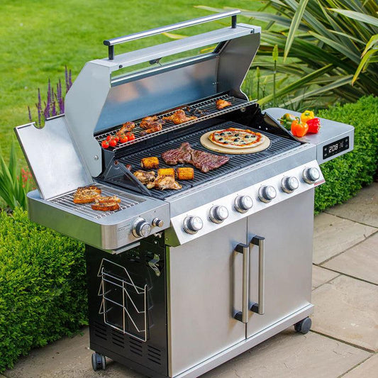 Grillstream Gourmet 6 Burner Hybrid Smart Gas BBQ - BBQ Land