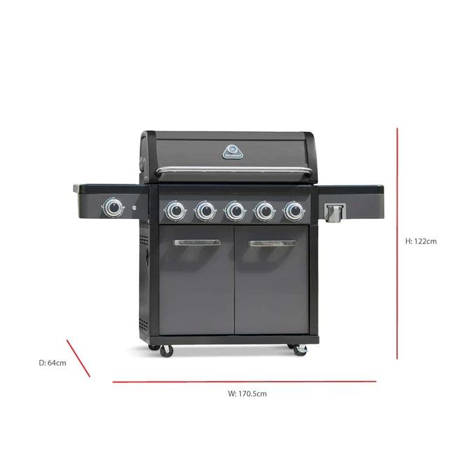 Grillstream Legacy 5 Burner Hybrid Gas BBQ - BBQ Land